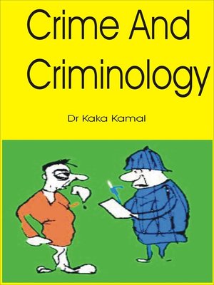 cover image of Crime and Criminology
